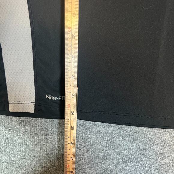 Nike Shirt Womens Medium Black Crewneck Short Sleeve Performance Stretch - Picture 8 of 11